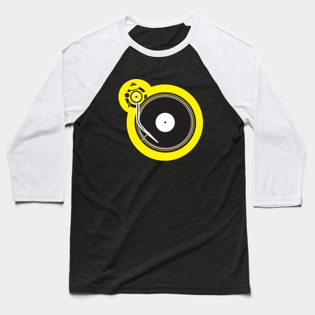 Turntable Baseball T-Shirt by kimmieshops